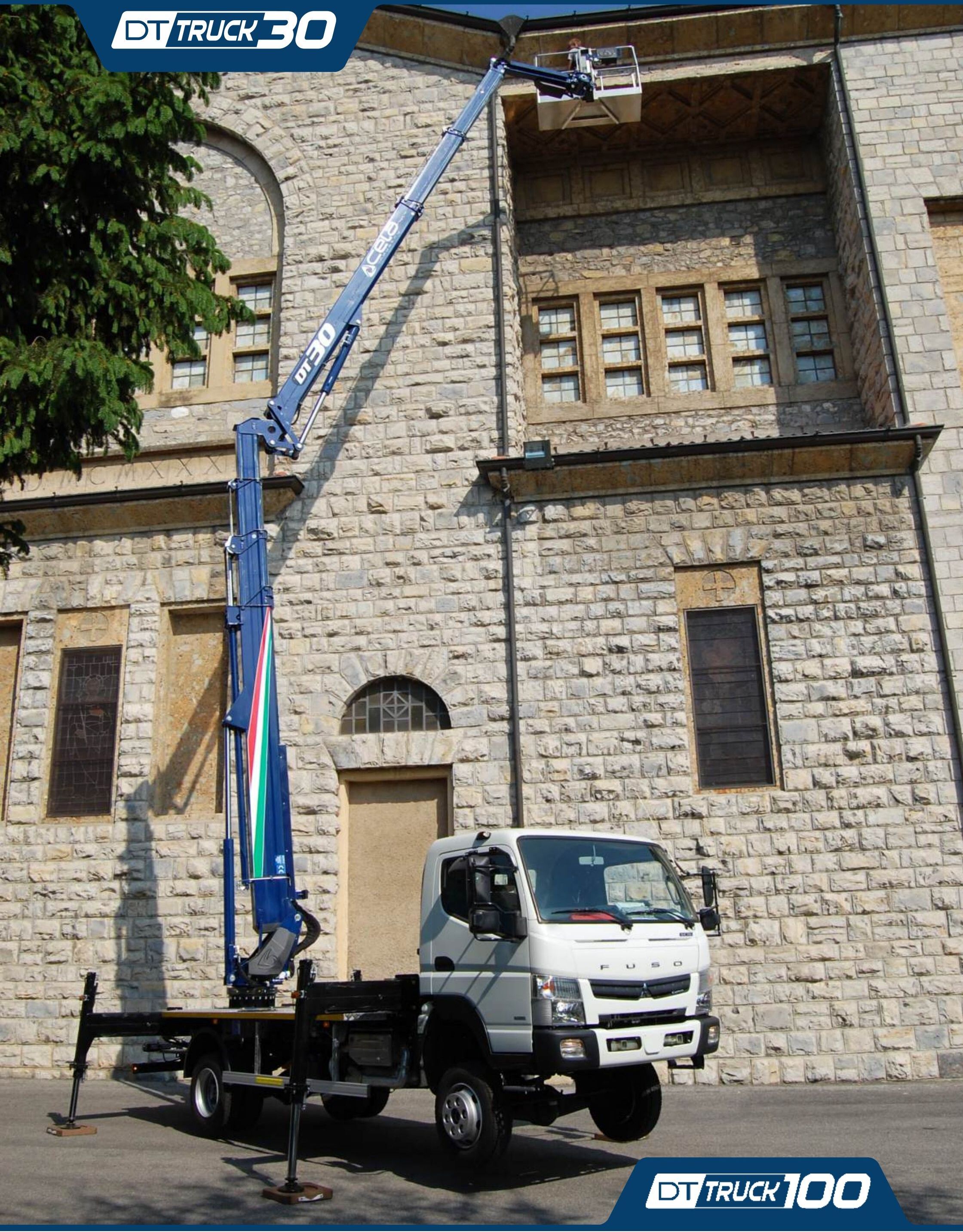 Cela DT Truck 100 — Working at facade — photo 1